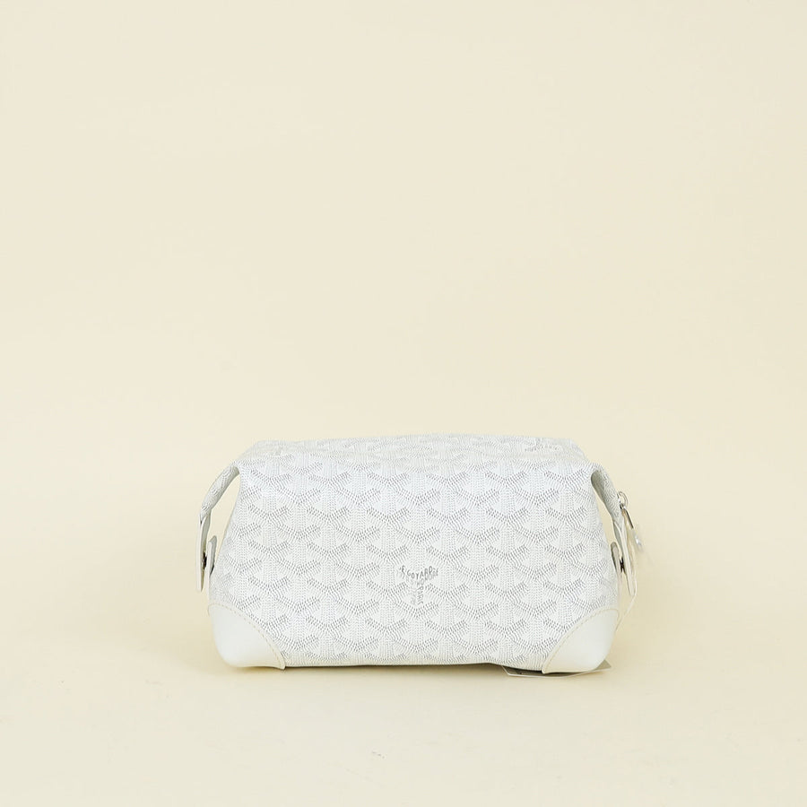 Goyard White Goyardine Boeing 25 Trousse de Toilette