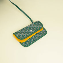 Goyard Green Goyardine Saint Louis PM Bag w/ Clip