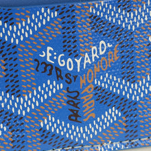 Goyard Blue Goyardine Venus Bag Mirror W/ Leather Cord