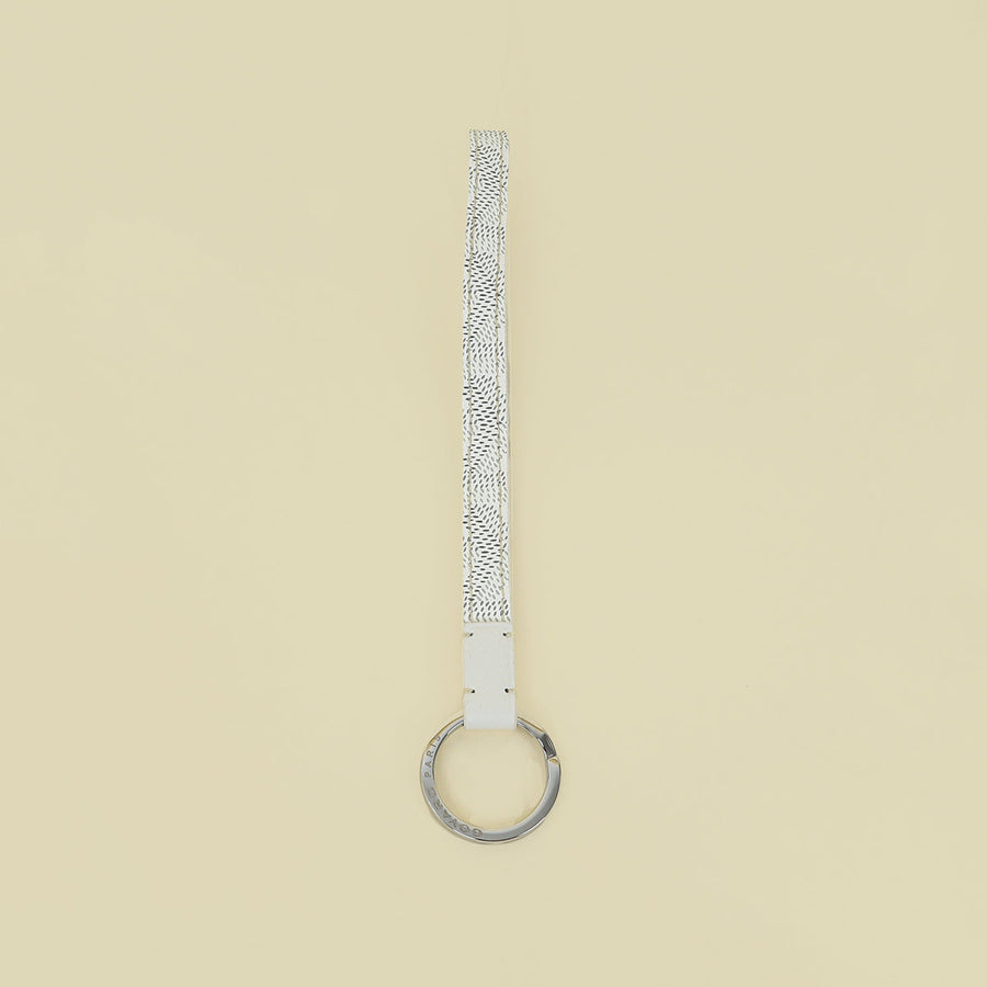 Goyard White Sesame Key Ring