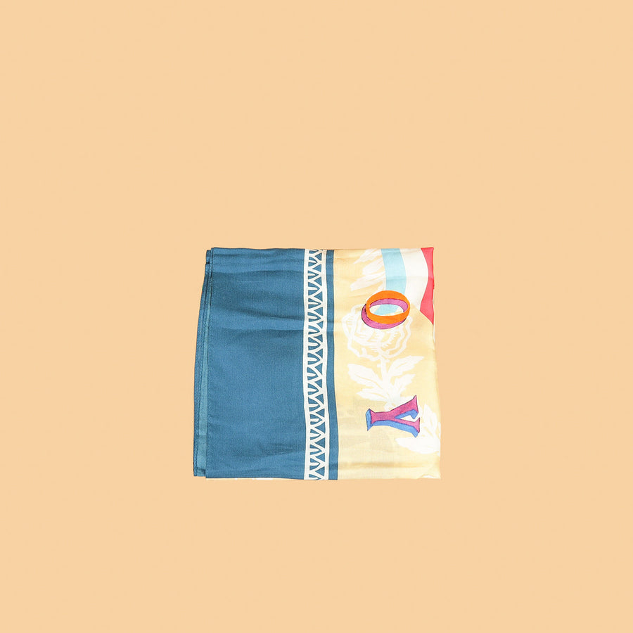 Goyard Multicolor “L’art De La Personnalisation Goyard” Scarf N°3