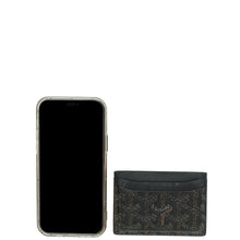 Goyard Black Goyardine Saint Sulpice Card Holder
