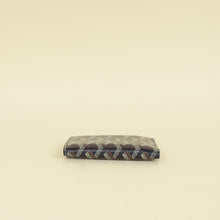 Goyard Navy Blue Goyardine Saint Pierre Card Wallet