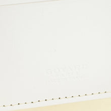 Goyard White Goyardine Grenelle Passport Cover