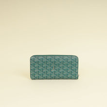 Goyard Green Goyardine Matignon Zippy GM Wallet