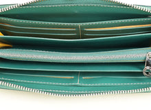 Goyard Green Goyardine Matignon Zippy GM Wallet