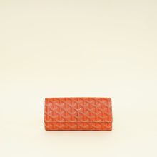Goyard Orange Goyardine Varenne Continental Wallet
