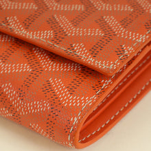 Goyard Orange Goyardine Varenne Continental Wallet