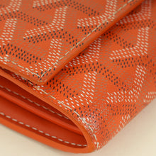 Goyard Orange Goyardine Varenne Continental Wallet