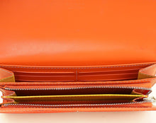 Goyard Orange Goyardine Varenne Continental Wallet