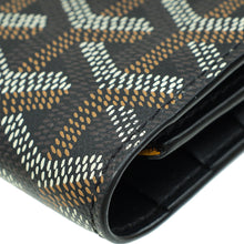 Goyard Black Goyardine Richelieu Continental Wallet