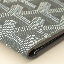 Goyard Gray Goyardine Saint Pierre Card Holder W/ Leopard Paint