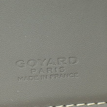 Goyard Gray Goyardine Saint Pierre Card Holder W/ Leopard Paint