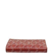 Goyard Red Goyardine Saint-Pierre Card Wallet