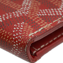 Goyard Red Goyardine Saint-Pierre Card Wallet
