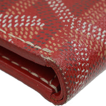 Goyard Red Goyardine Saint-Pierre Card Wallet
