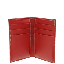 Goyard Red Goyardine Saint-Pierre Card Wallet