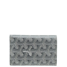 Goyard Grey Goyardine Saint Pierre Card Wallet