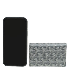 Goyard Grey Goyardine Saint Pierre Card Wallet