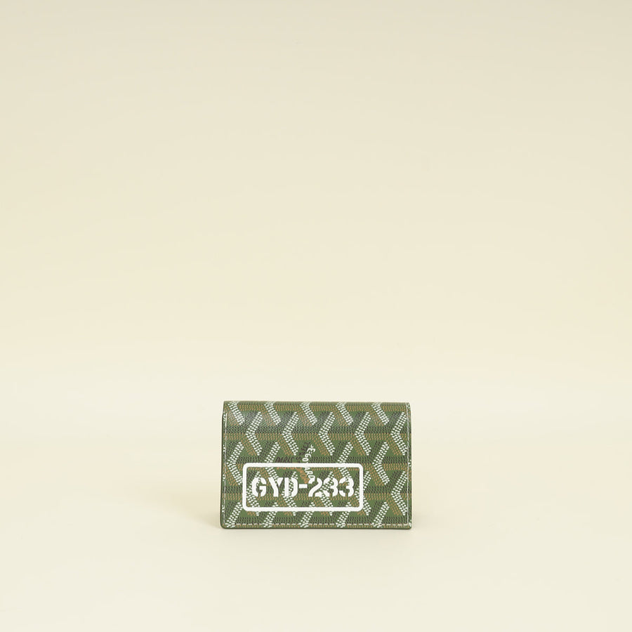 Goyard Khaki Ltd.Ed. 2025 GYD-233 Saint-Pierre Card Wallet