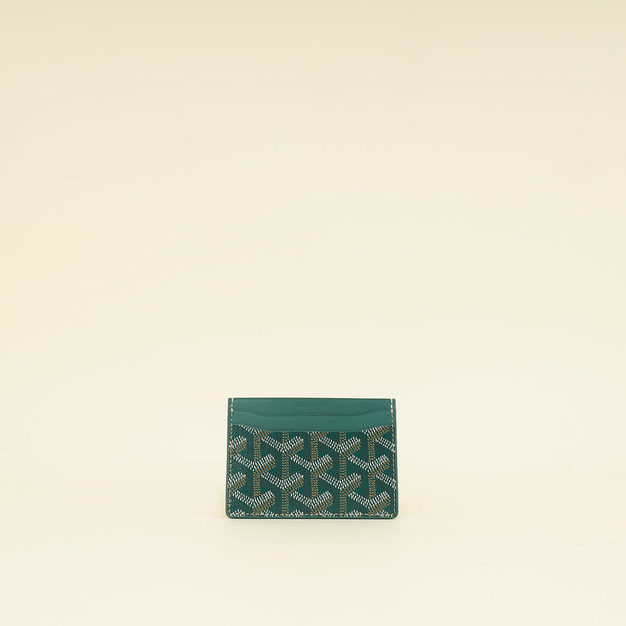 Goyard Green Saint-Sulpice Card Wallet