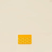 Goyard Yellow Goyardine Saint Sulpice Card Holder