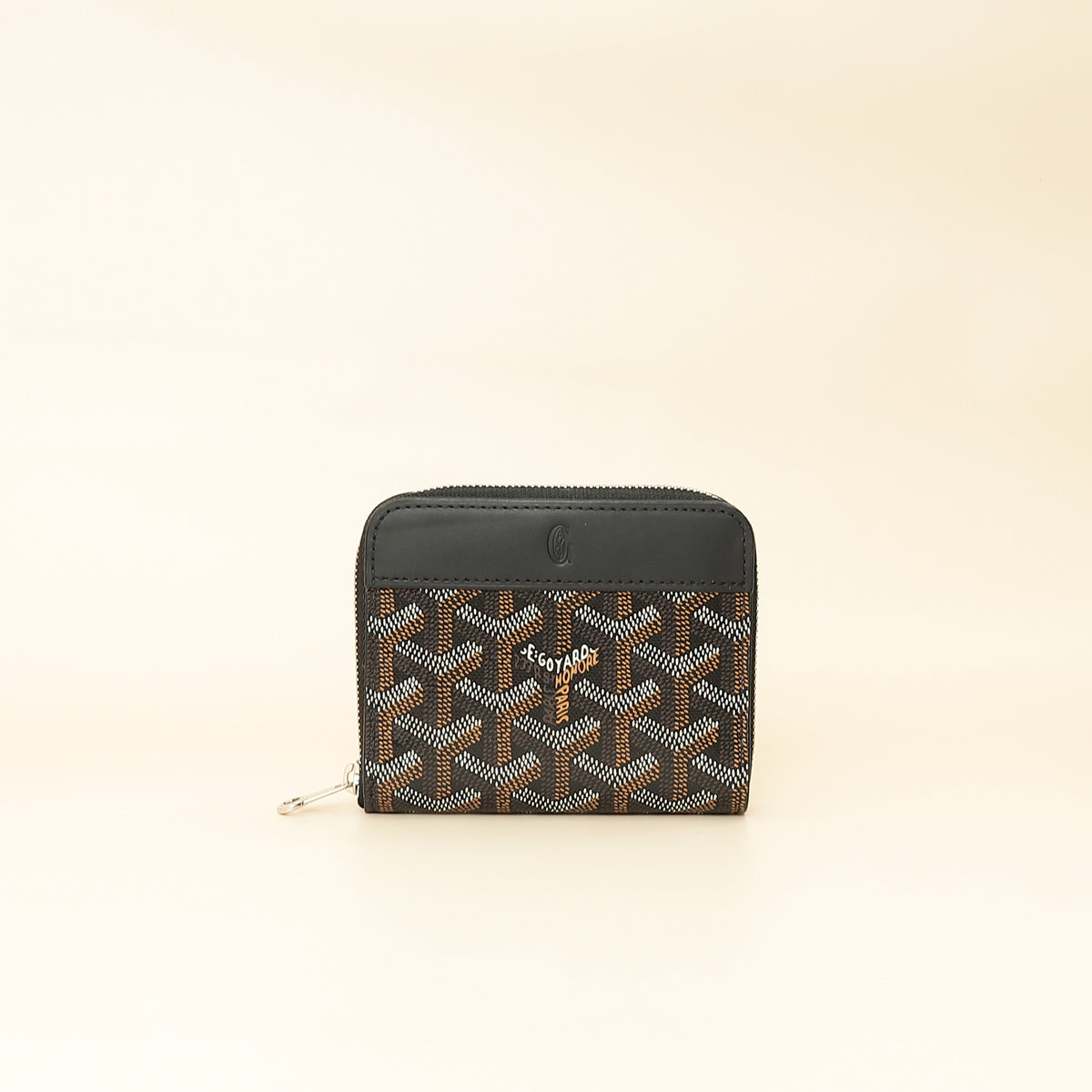 Goyard Black Goyardine Matignon PM Wallet