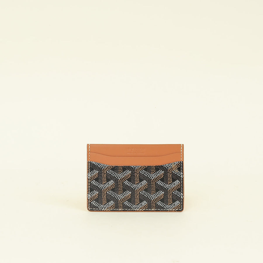 Goyard Bicolor Goyardine Saint-Sulpice Card Wallet