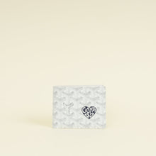 Goyard White Victoire Coeur Wallet