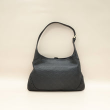 Gucci Black GG Guccissima Punch Hobo Bag