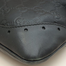 Gucci Black GG Guccissima Punch Hobo Bag