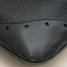 Gucci Black GG Guccissima Punch Hobo Bag