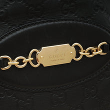 Gucci Black GG Guccissima Punch Hobo Bag