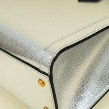 Gucci Metallic Silver Diana Tote Medium Bag