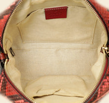 Gucci Red Python Soho Tassel Camera Bag
