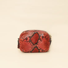 Gucci Red Python Soho Tassel Camera Bag