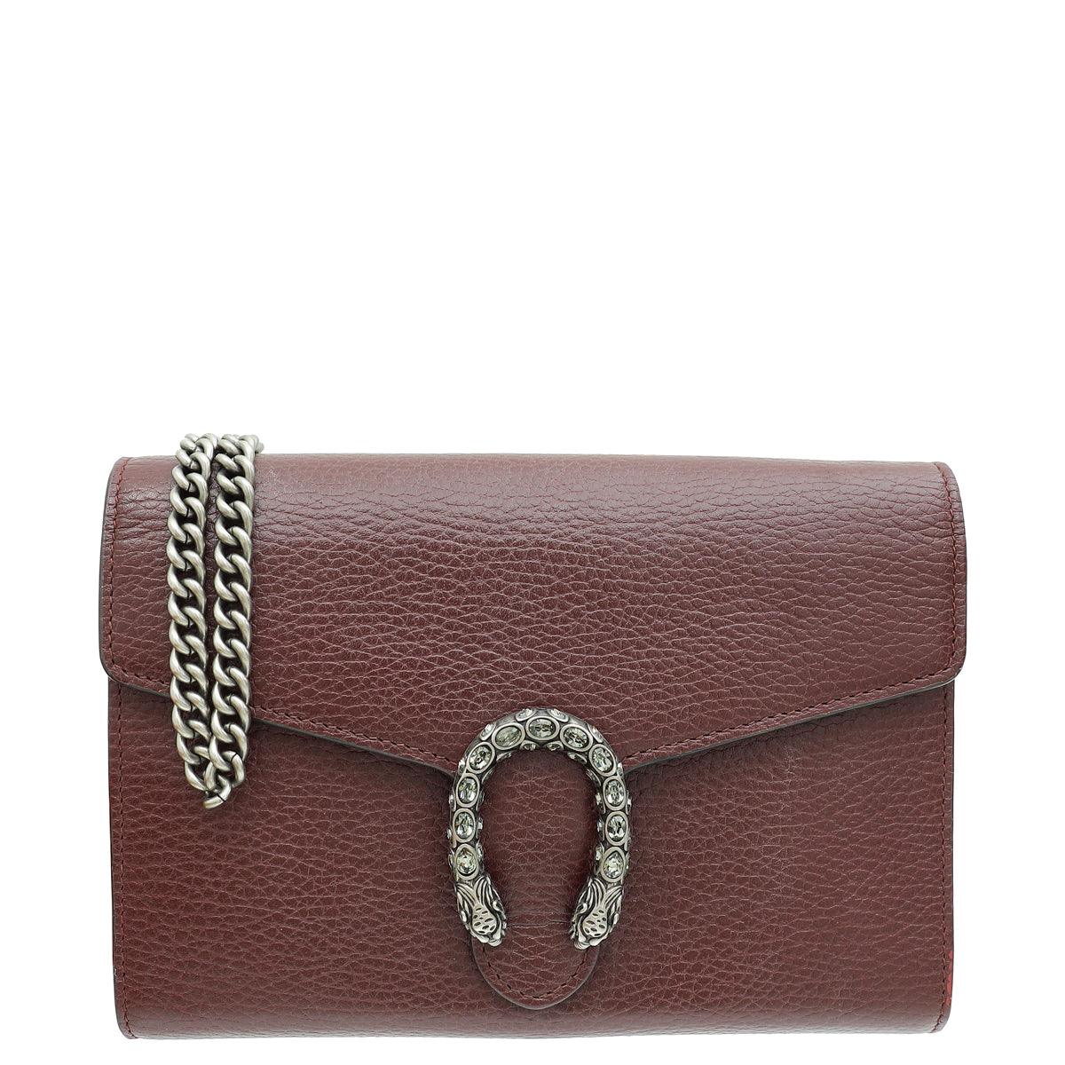 Gucci Burgundy Dionysus Mini Chain Shoulder Bag