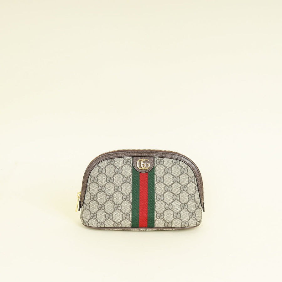 Gucci Ebony GG Supreme Ophidia Small Cosmetic Case