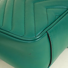 Gucci Green GG Marmont Medium Shoulder Bag