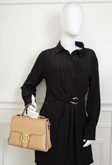 Gucci Beige Interlocking G Top Handle Bag