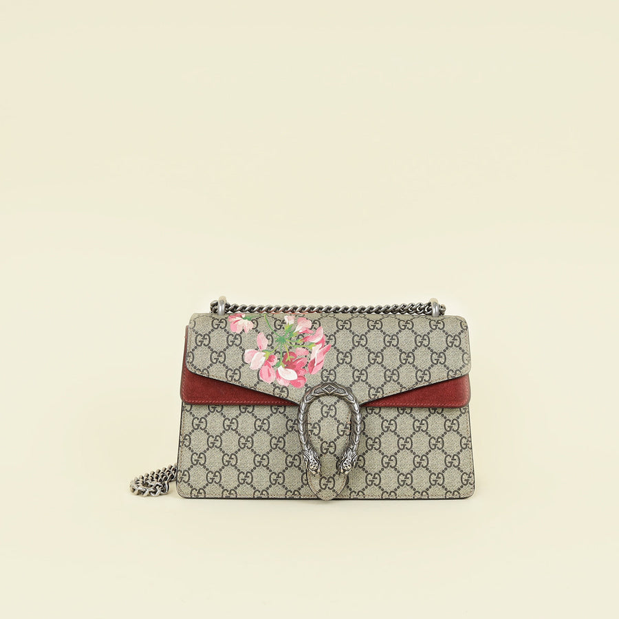 Gucci Multicolor GG Supreme Blooms Dionysus Bag