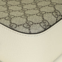 Gucci Cream GG Supreme Ophidia Small Camera Bag