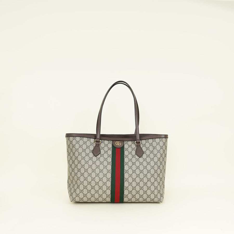 Gucci Bicolor GG Supreme Ophidia Large Tote Bag