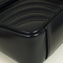 Gucci Black GG Marmont Medium Shoulder Bag