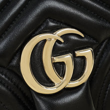 Gucci Black GG Marmont Medium Shoulder Bag