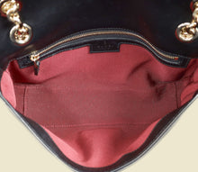 Gucci Black GG Marmont Medium Shoulder Bag