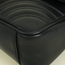 Gucci Black GG Marmont Medium Shoulder Bag