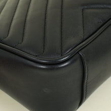 Gucci Black GG Marmont Medium Shoulder Bag