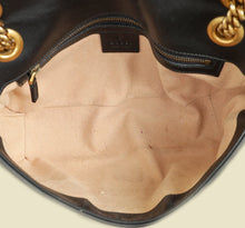 Gucci Black GG Marmont Medium Shoulder Bag