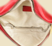 Gucci Red Logo Print Belt Bag
